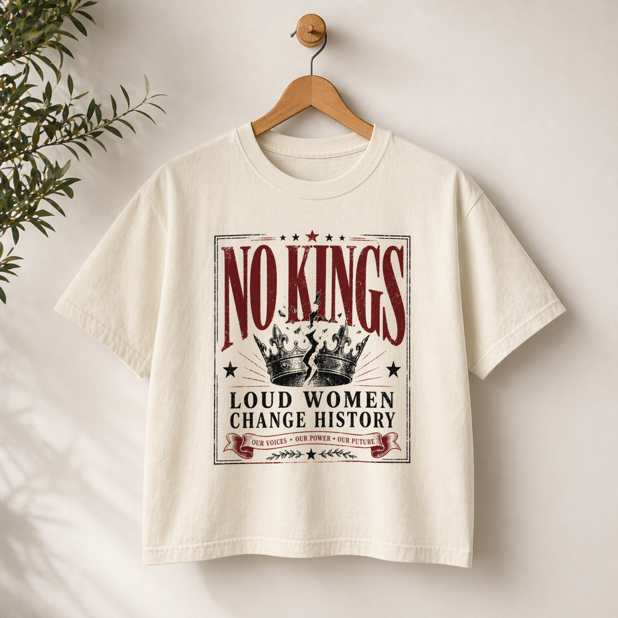 No Kings Boxy Tee